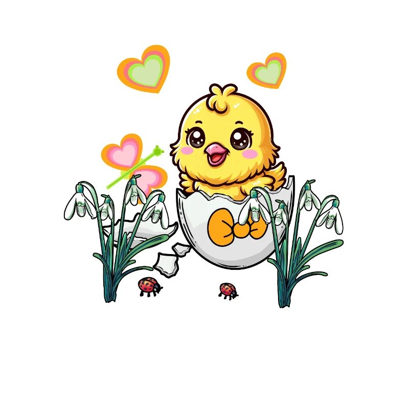 Easter Egg Easter Chick Retro Eggs Egg Kids