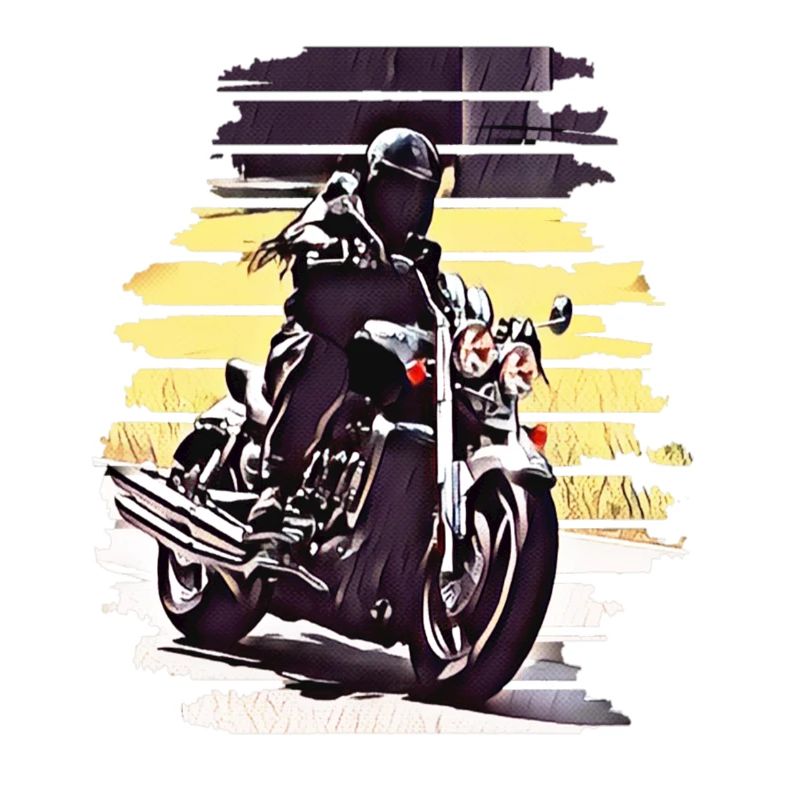 Motorrad Kurvenfahrt Rocket 3