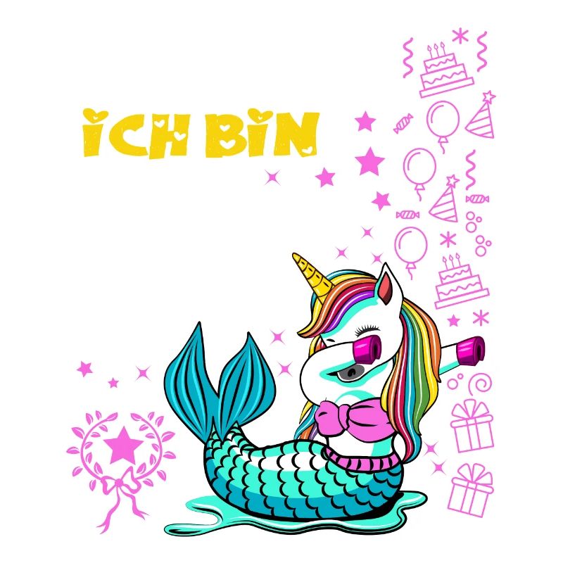 6. Geburtstag Mädchen Geschenk Einhorn Tochter