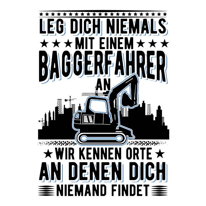 Baggerführer Bagger Baggerfahrer