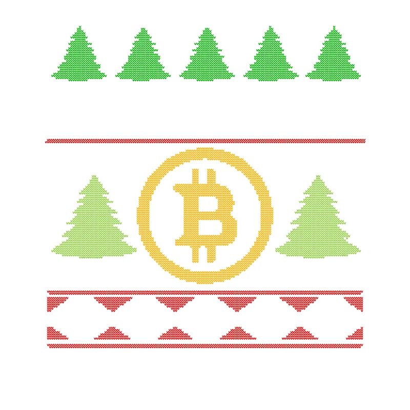 Drôle pull Noël Bitcoin Crypto Monnaie