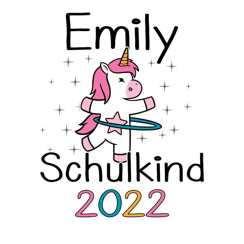 Einschulung 2022 Emily Einhorn Erstklässler 2022