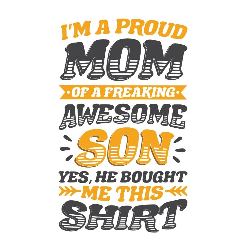 Stolze Mutter Eines Freaking Awesome Son