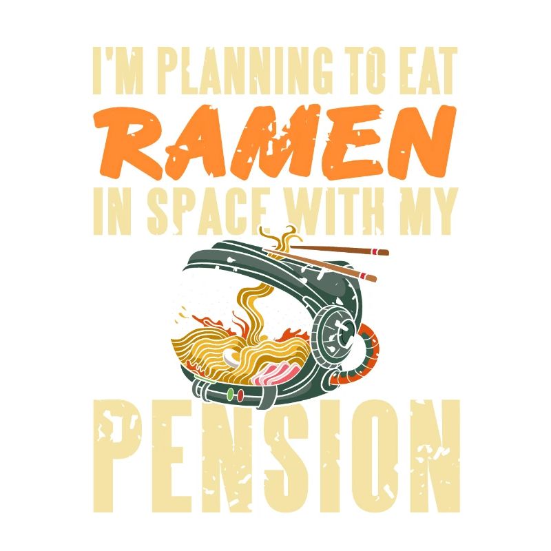 Planifier de manger des ramen dans l’espace avec ma pension