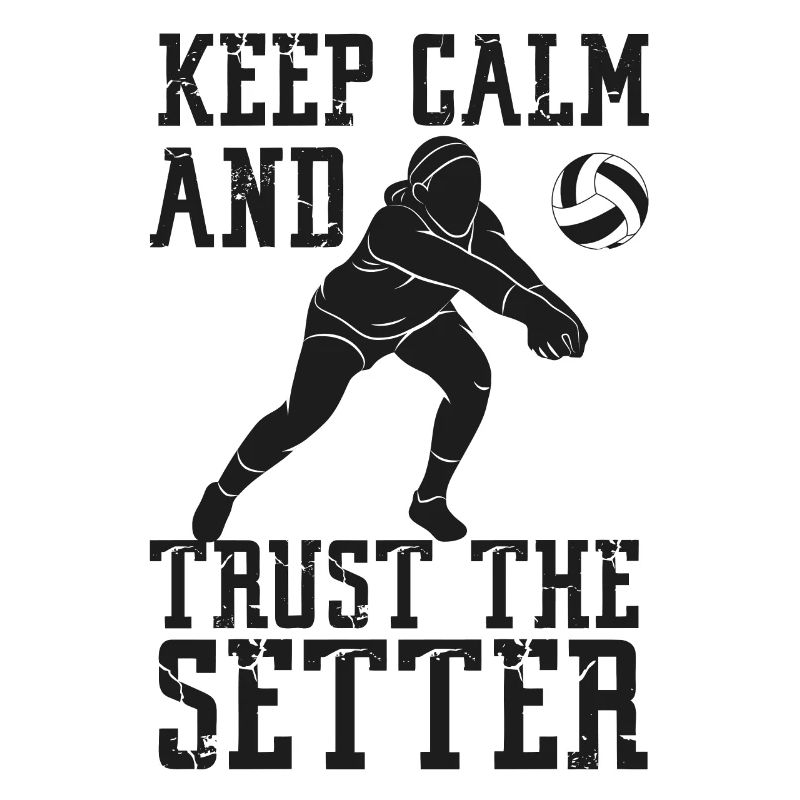 Volleyball Player Team Keep Calm