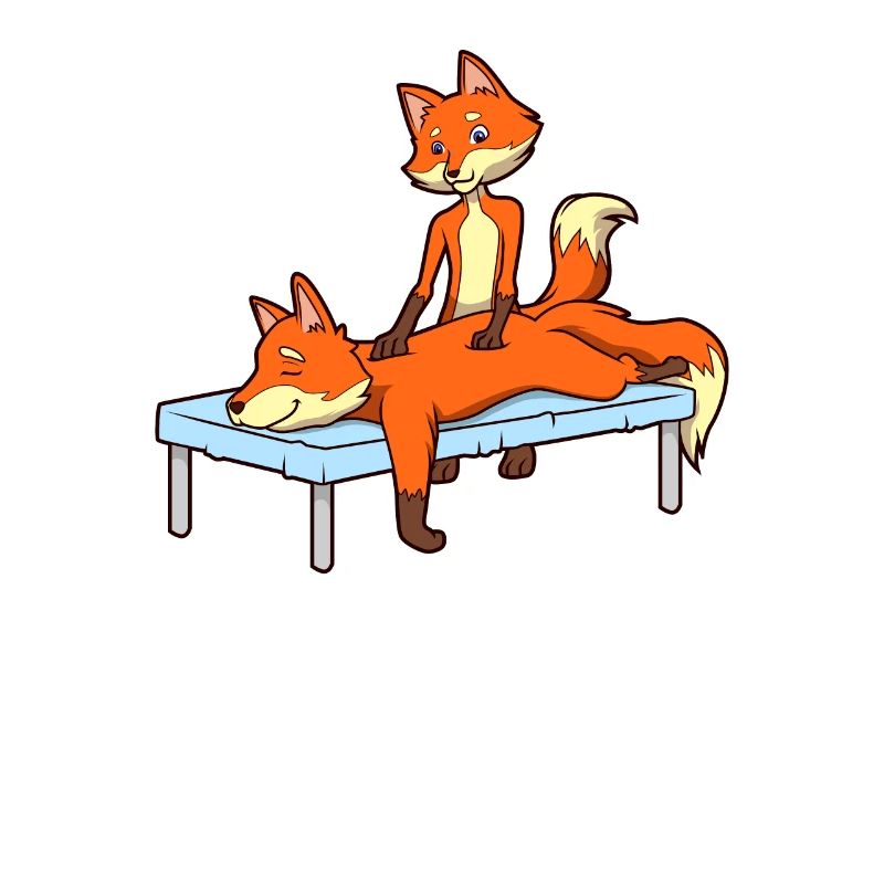 Fuchs massiert - Physiotherapie