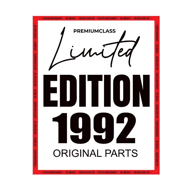 Édition limitée 1992