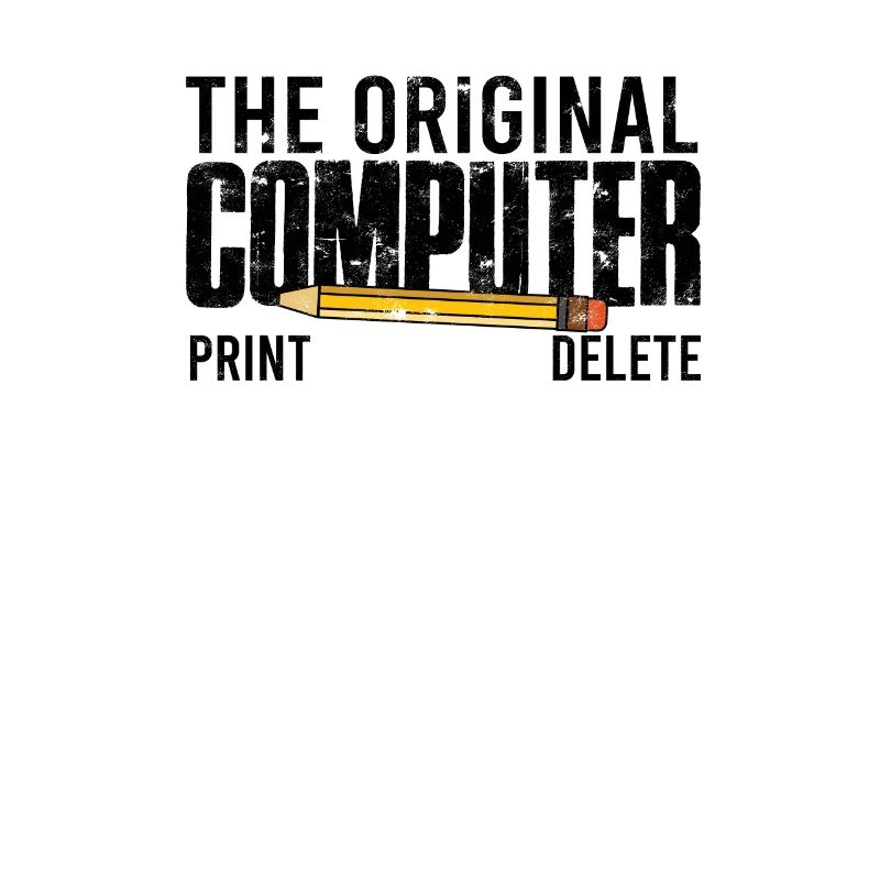The original computer print delete - information