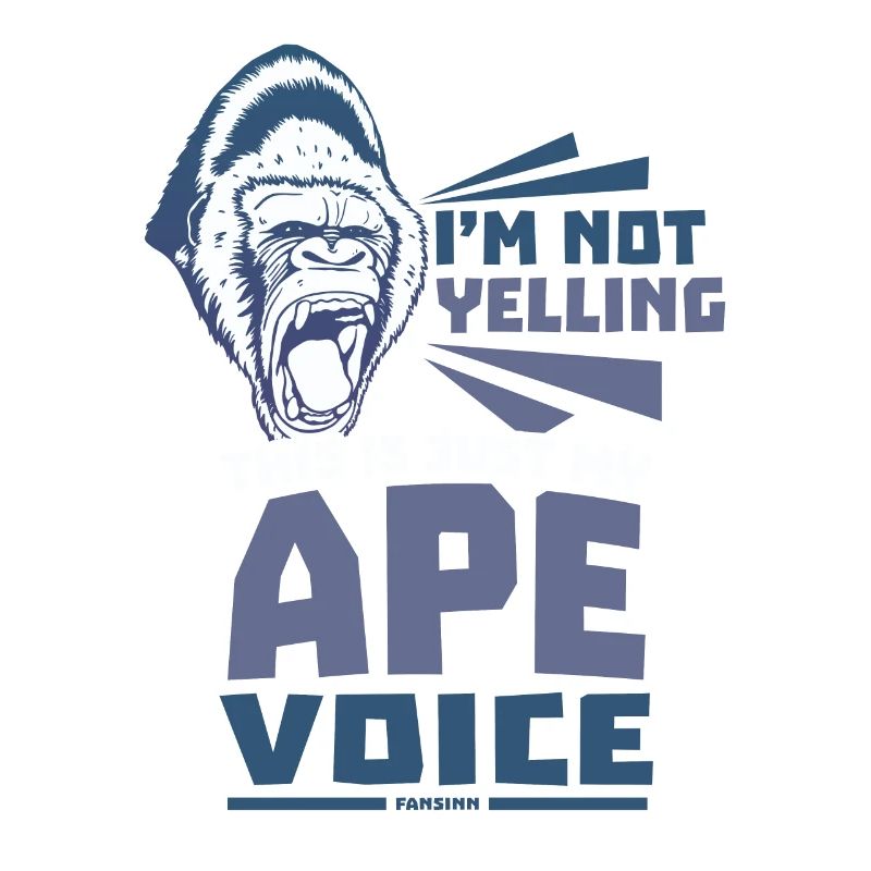 Je ne crie pas c’est juste ma voix de singe