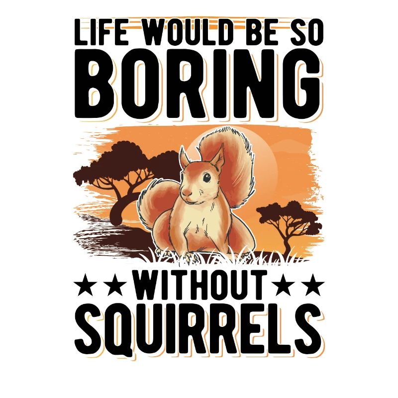 Eichhörnchen Geschenk Squirrel Grauhörnchen