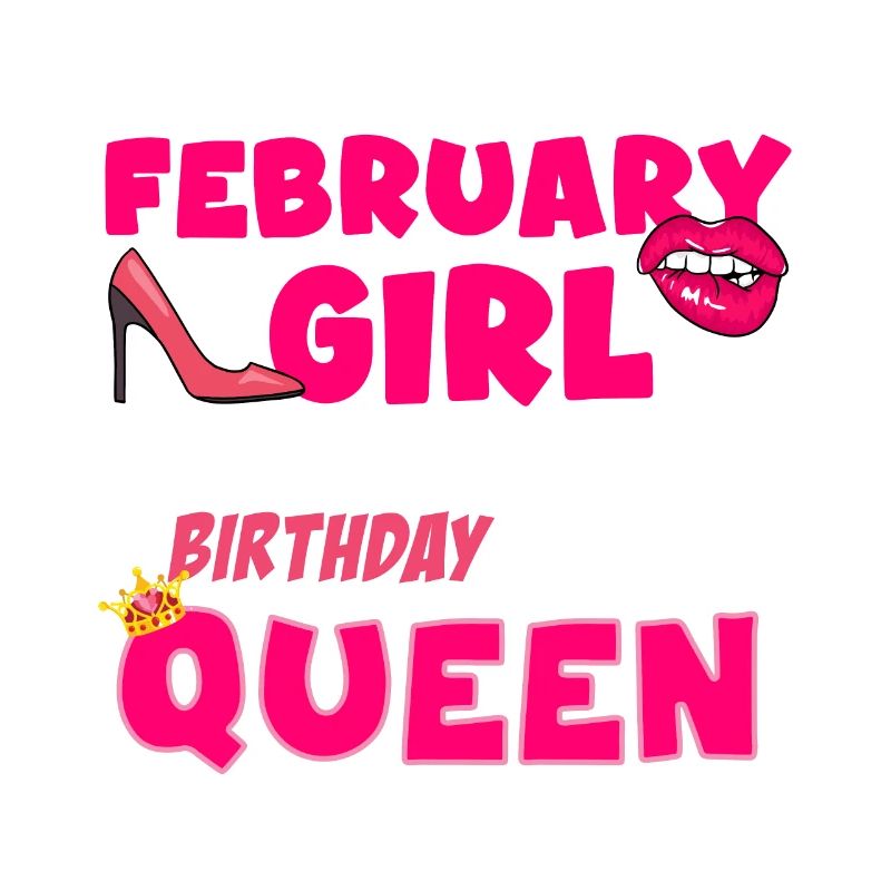 Februar Mädchen Geburtstagsgeschenk