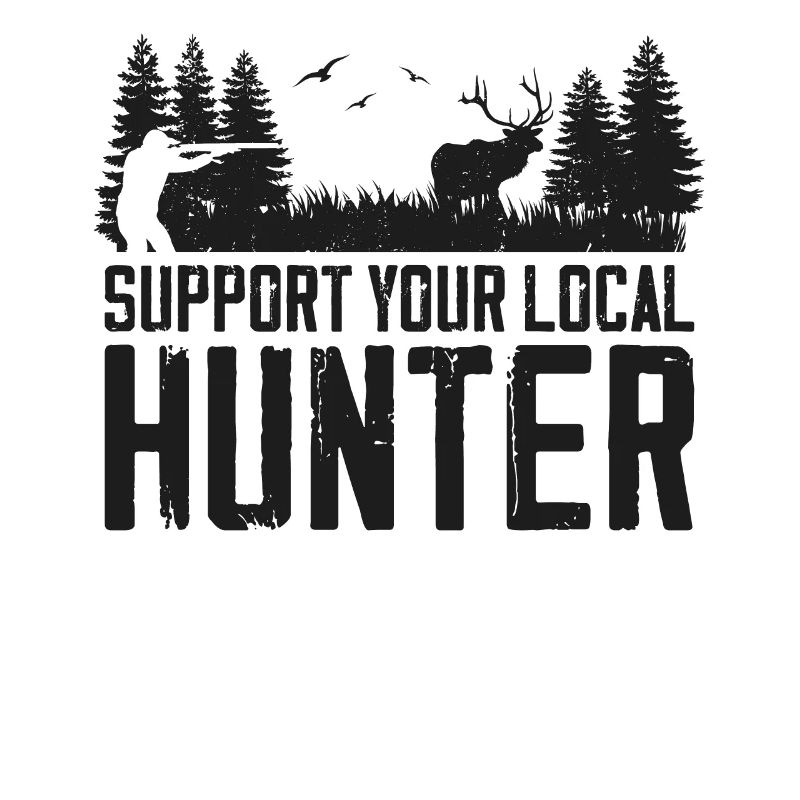 Buck Deer Hunting Hunter Support