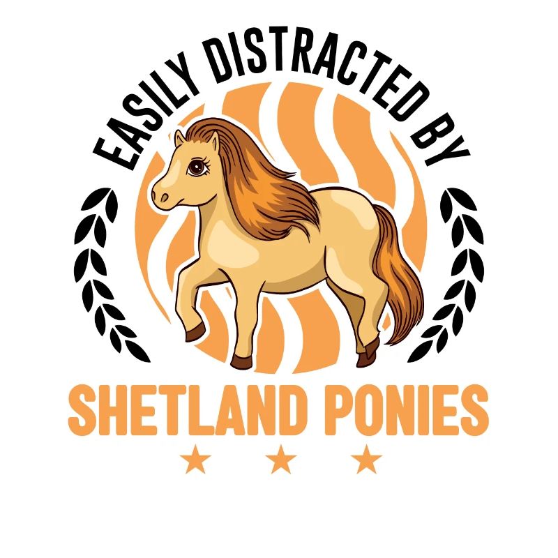 Easily distracted by Shetland Ponies Shetty