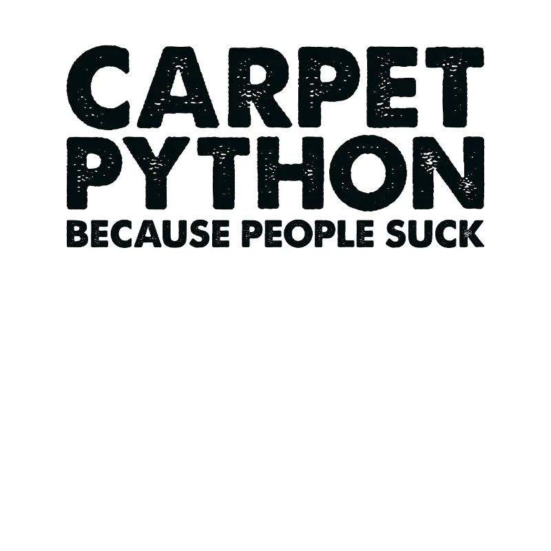 Leute Saugen Teppich-Python-Schlange
