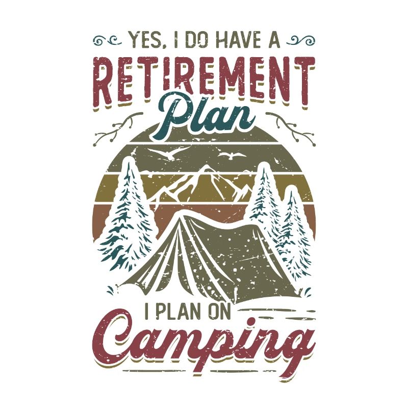 Plan de retraite camping, camping-car de retraite.