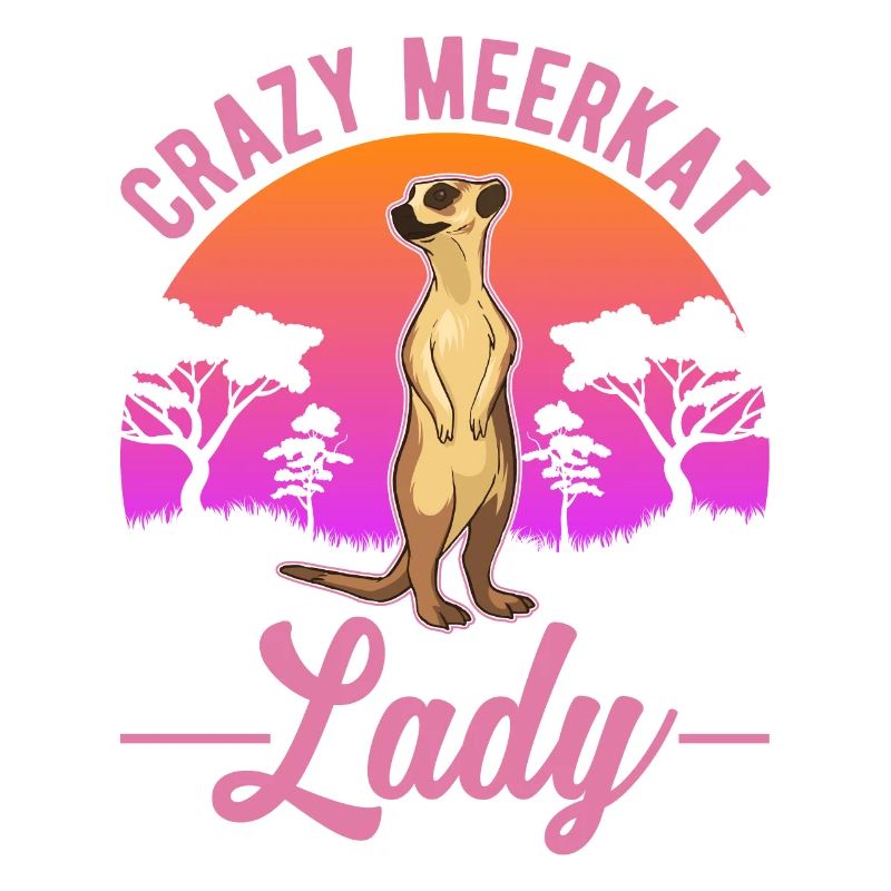 Crazy Meerkat lady Erdmännchen