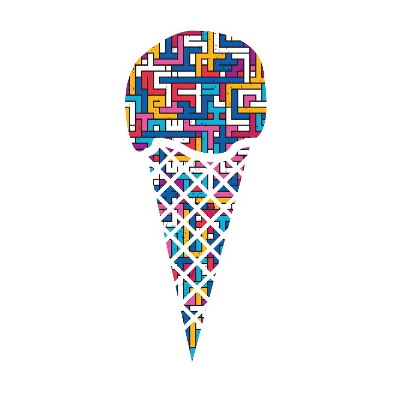 Cuillère à crème glacée Cornet de crème glacée