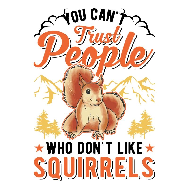 Eichhörnchen Geschenk Grauhörnchen Squirrel