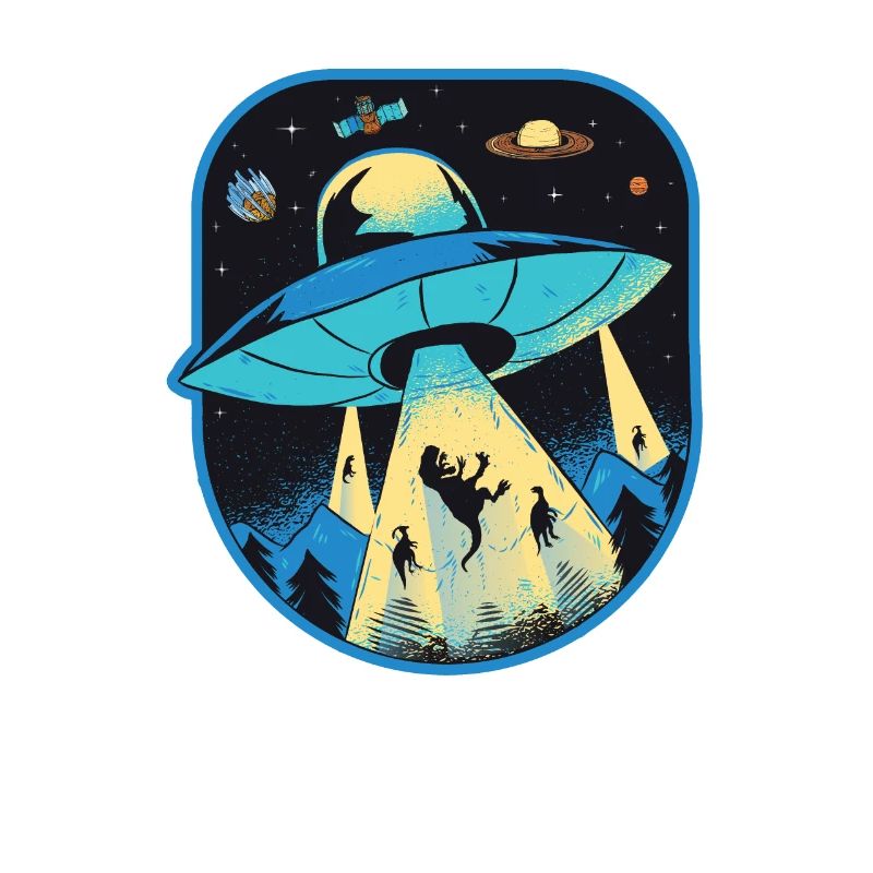 UFO Dinosaur, Alien Abduction