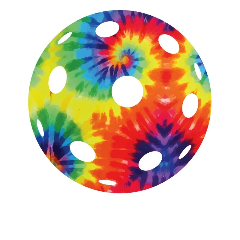 Pickleball Tie Dye Retro 80s 90s