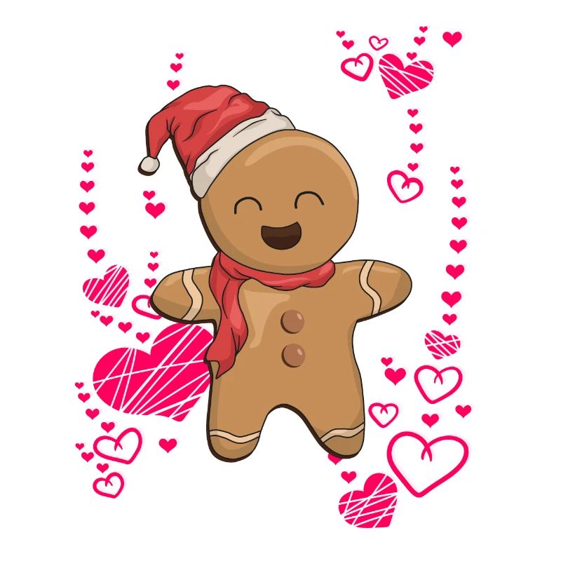 Lebkuchen mit Herzen lecker