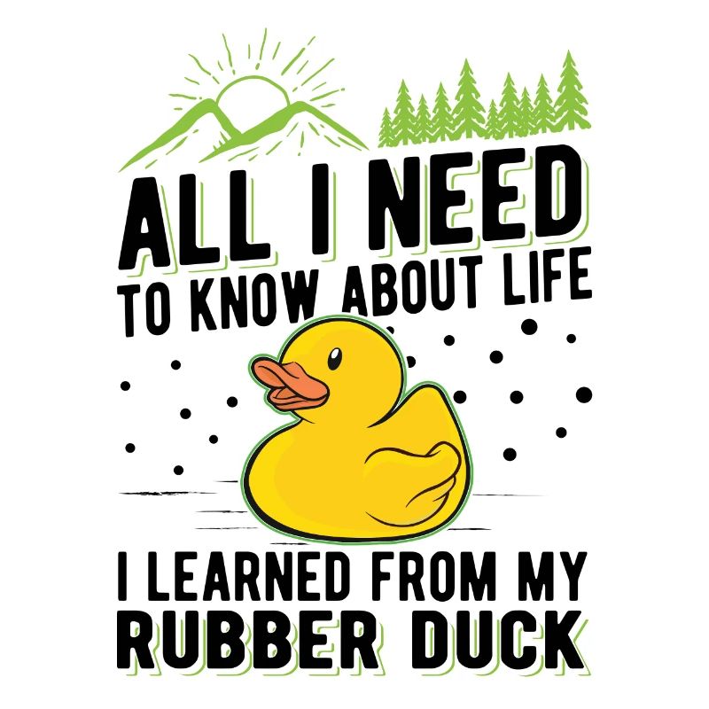 Rubber Duck Lover Squeaky Duck Bathing Duck