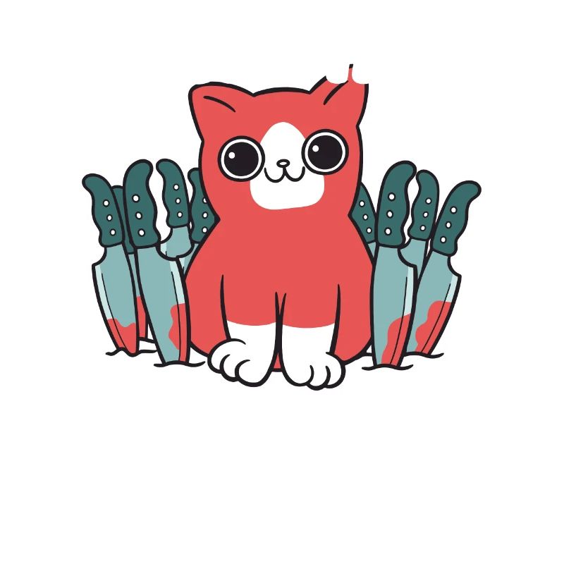 cute cat is crazy