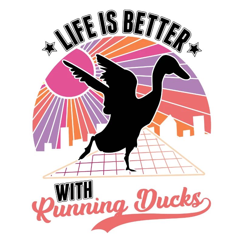 Life is better with running ducks