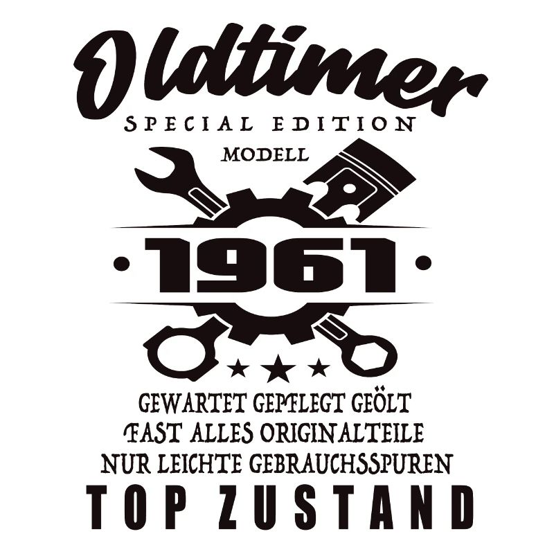 Oldtimer Special Edition Modell 1961 Geburtstag