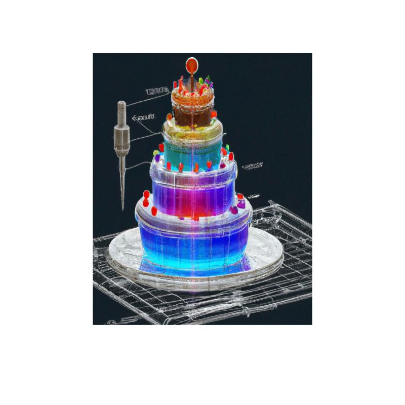 Cake Blueprint Pastry Chef Cake Baking