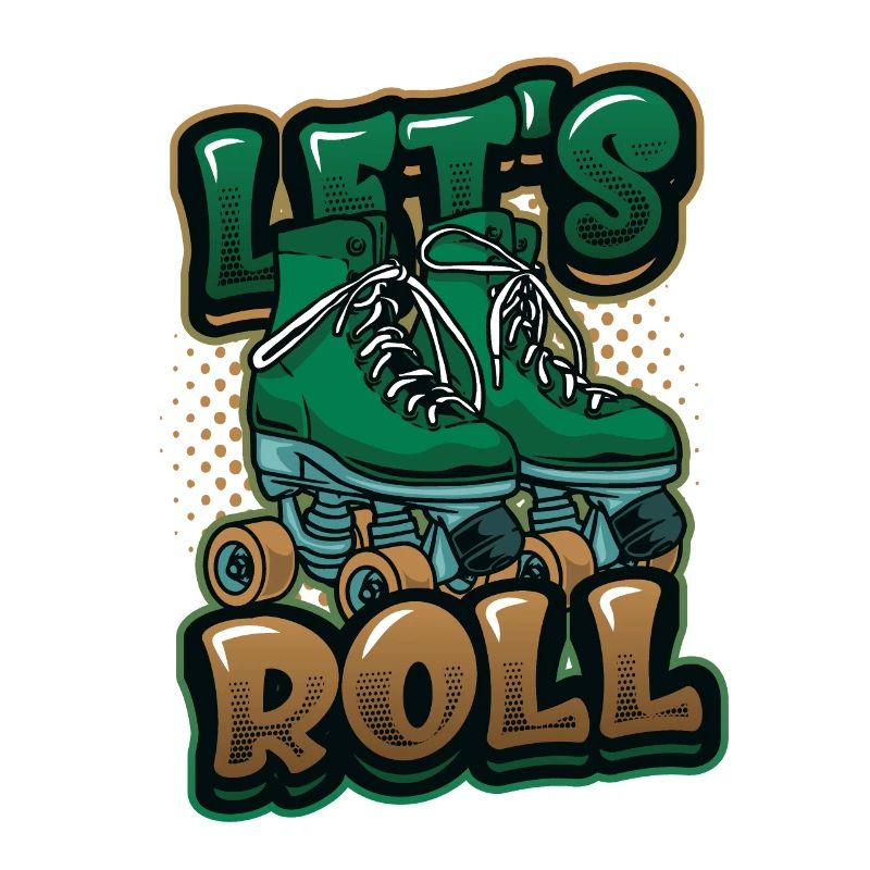 Let's Roll, Roller Blade Skating, Rollschuhläufer