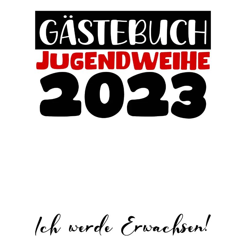 Jugendweihe 2023 Gästebuch Mädchen Jungen Fun Deko
