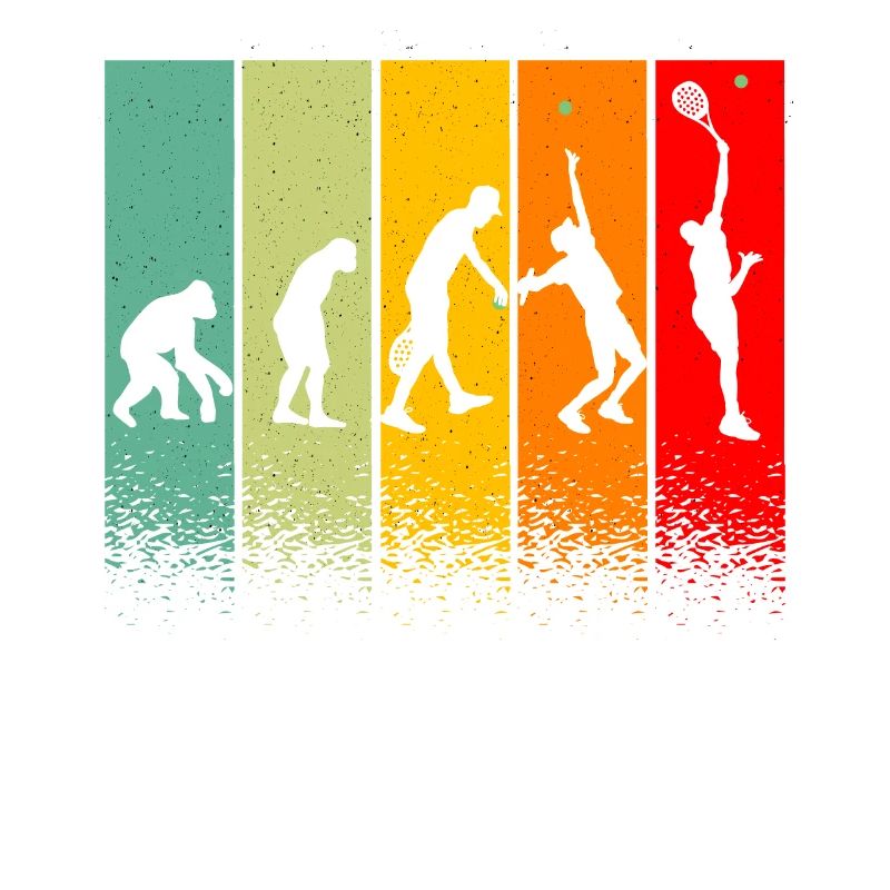 Evolution Tennisman Geschenkidee Mann
