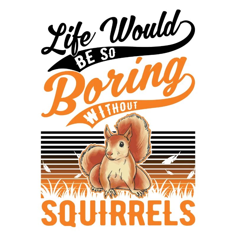 Eichhörnchen Geschenk Squirrel Grauhörnchen