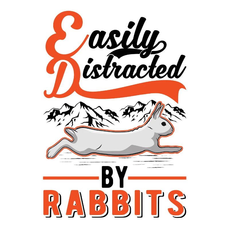 Facilement distrait par Rabbits Rabbit Rabbit