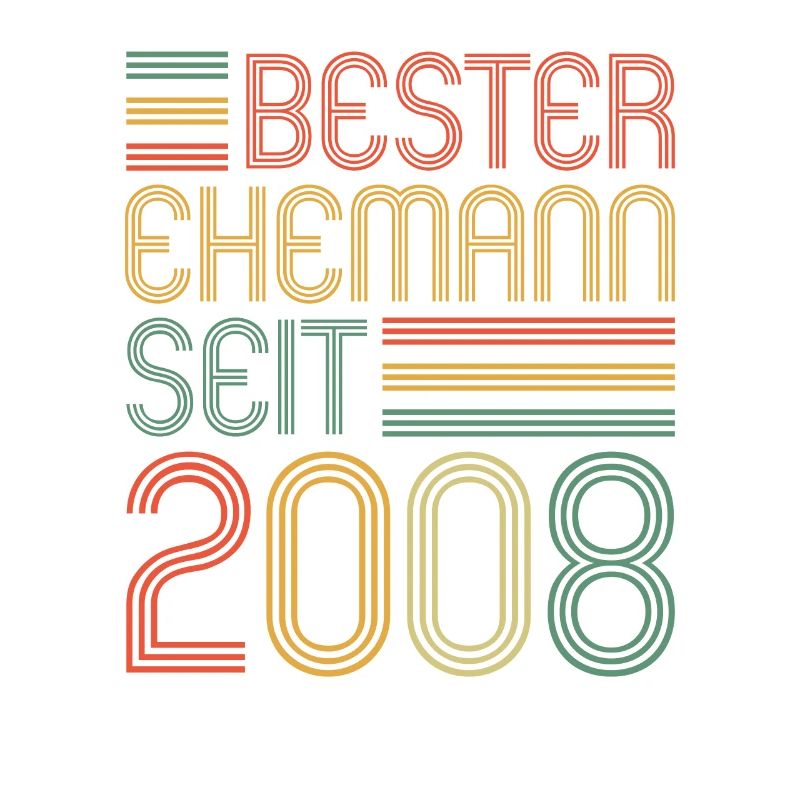 15. Hochzeitstag Bester Ehemann seit 2008