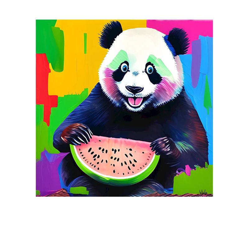 Design eines digitalen Ölgemälde-Stils mit einem