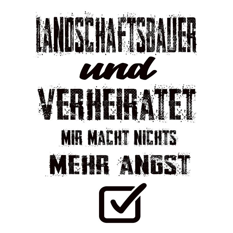 Landschaftsbauer und Verheiratet