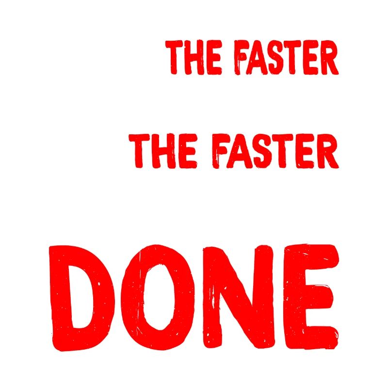 Plus vite vous courez, plus vite vous avez terminé