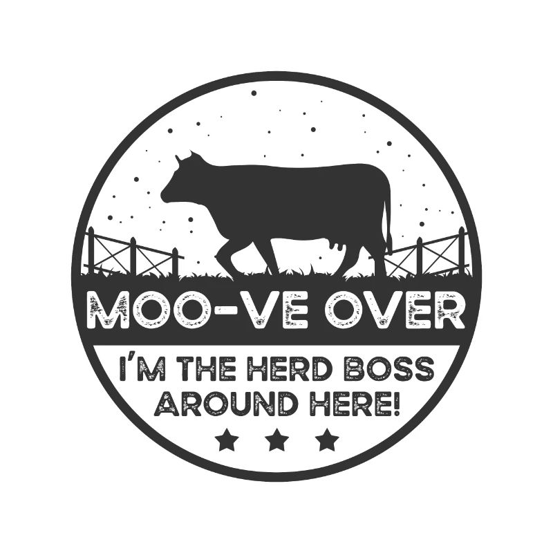 Moo -ve À propos de la vache - Holstein