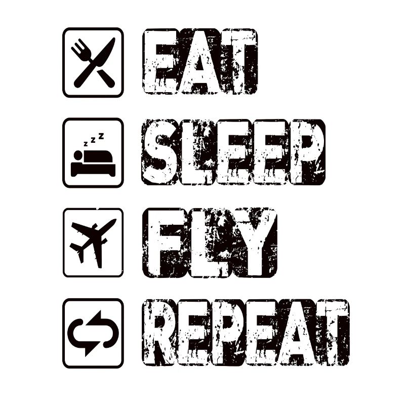 Eat Sleep Fly Repeat