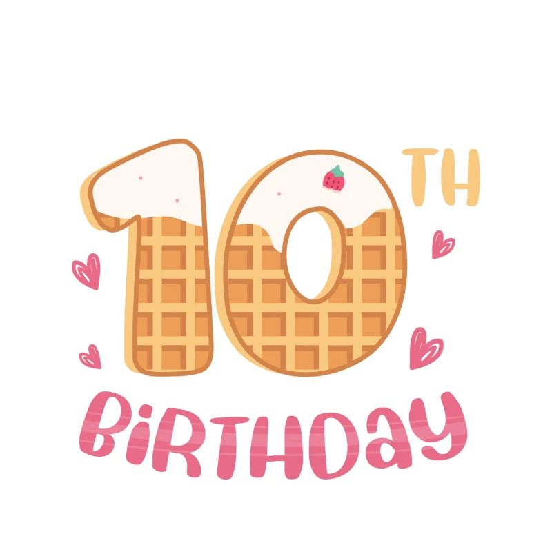 Gaufre du 10e anniversaire