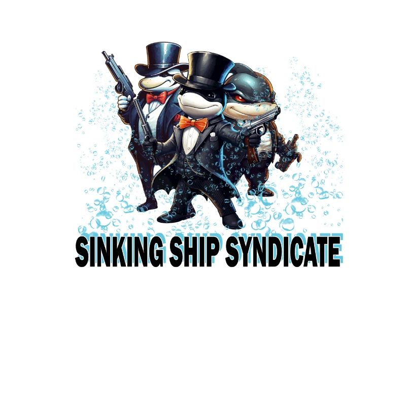 Funny Orca Sinking Ship Syndicate - Orcas Making
