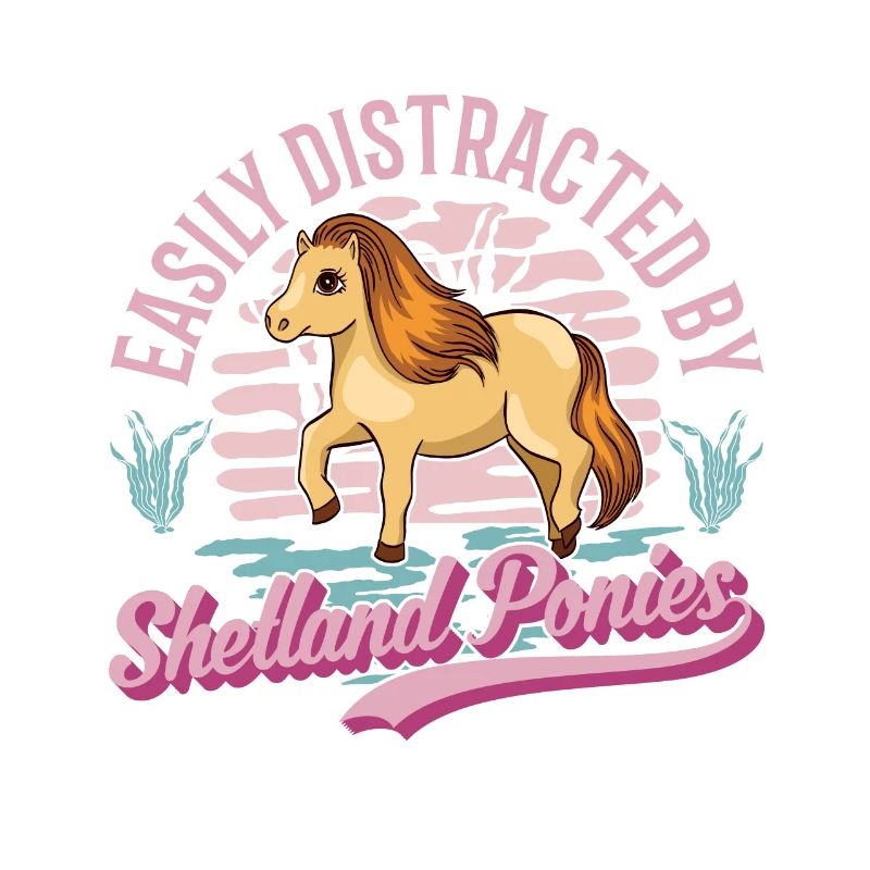 Easily distracted by Shetland Ponies Shetty