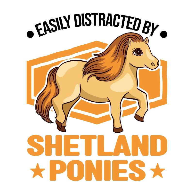 Easily distracted by Shetland Ponies Shetty