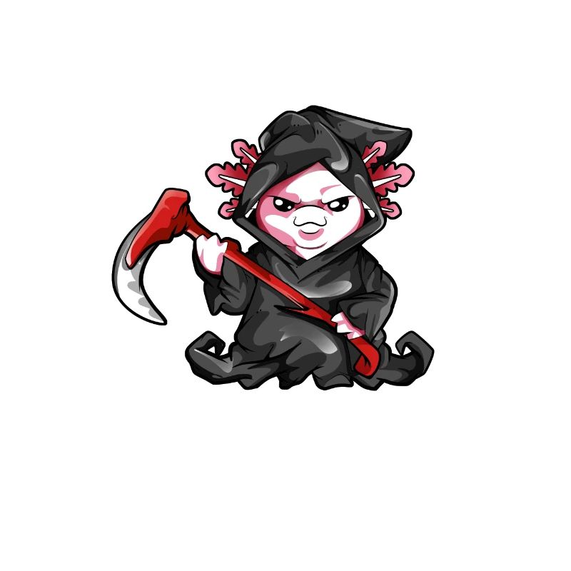 Axolotl Grim Reaper