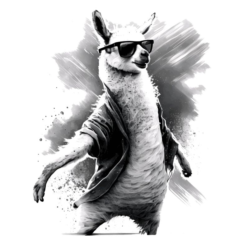 Dancing Llama Llamas Alpaca Animal Gift Idea
