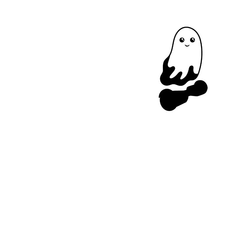 Ghost Hoverboard Drôle Halloween Hoverboard Ghost