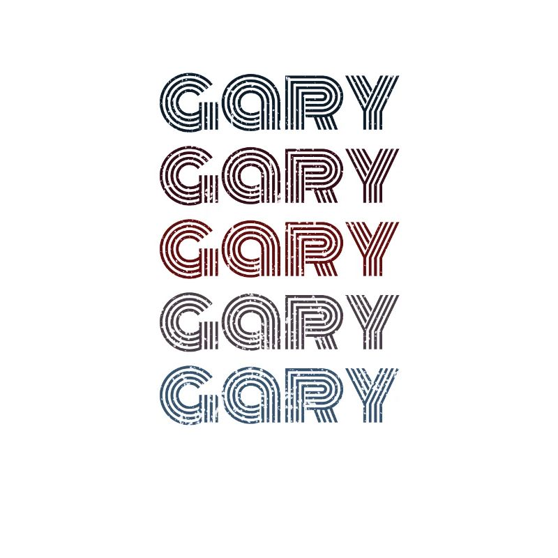 70s Retro Name Vintage Personalized Gary