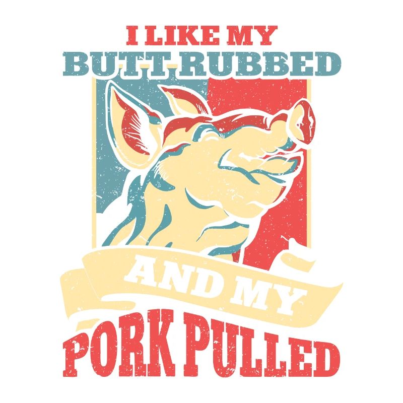 BBQ Pulled Pork Schwein Grill